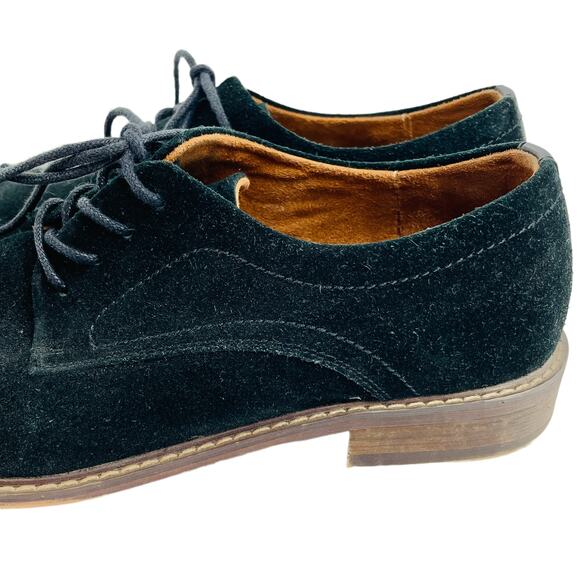 Kenneth Cole New York 10891 Black Suede Leather Lace Up Oxford Men 8.5 - Picture 7 of 14